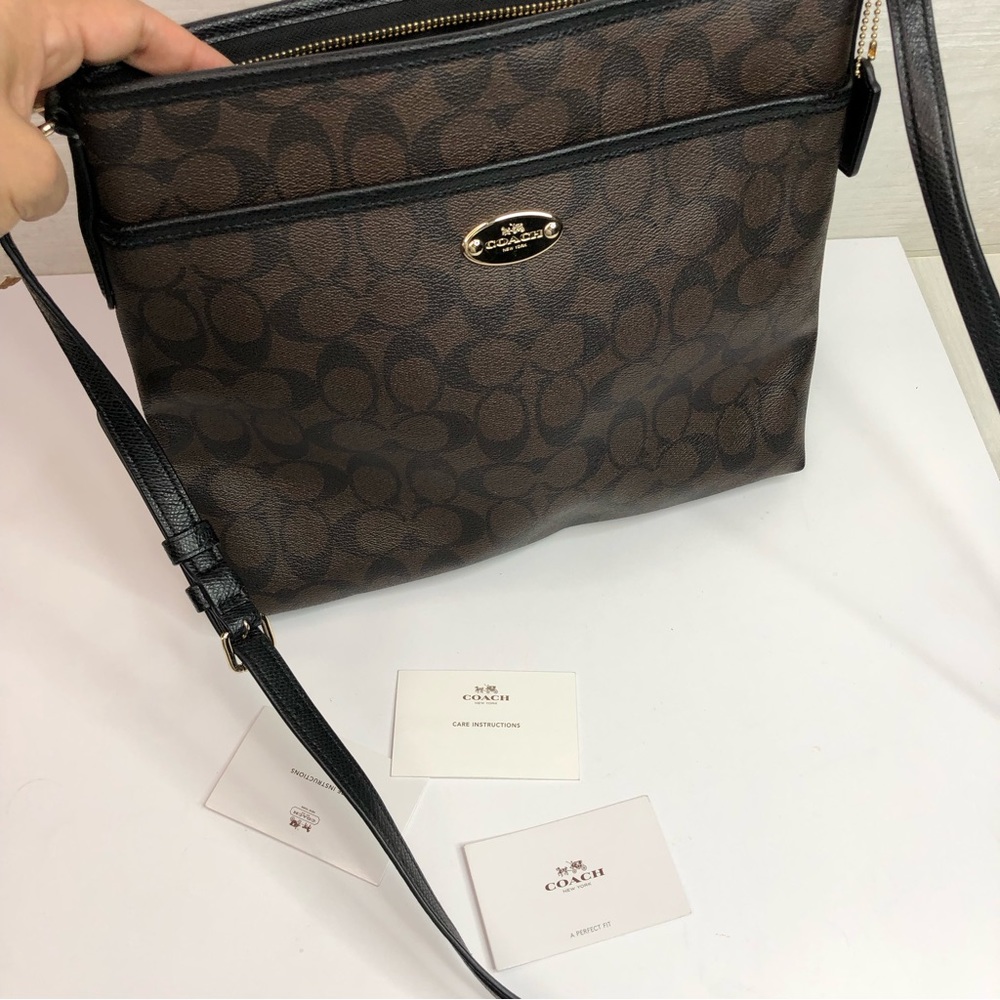 Coach Rowan File Bag In Signature Canvas - image 6